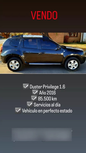 Renault Duster 1.6 Ph2 4x2 Privilege 110cv