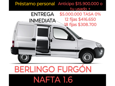 Citroen Berlingo Furgón Nafta 1.6, 2024