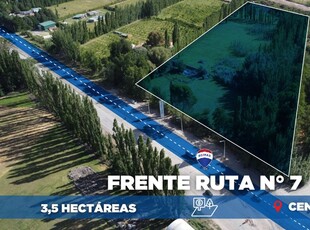 VENTA 3,5 HECTAREAS - FRENTE RUTA 7 CENTENARIO