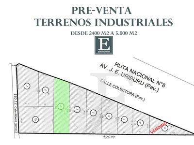 Venta Terreno Industrial Sobre Panamericana Rn8 5500 M2 C/escritura