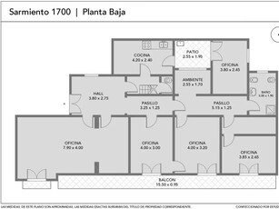 Departamento Alquiler 6 ambientes 60 años, Frente, 170m2, Sarmiento 1700 piso 1, San Nicolás | Inmuebles Clarín