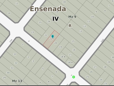 Terreno en Venta en Ensenada sobre calle 7 E/ 132 y 134, buenos aires