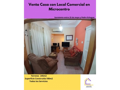 Venta Casa Con Local Comercial En Microcentro. Capital