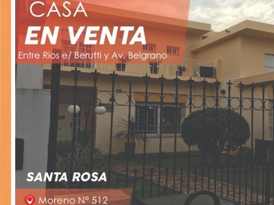 Casa en Venta en Santa Rosa - Entre Rios N° 423 - 4 dorm - 6 amb - 255 m2 - 300 m2 tot.