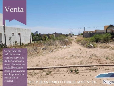 Terreno en Venta en San Luis - Barrancas Coloradas - 450 m2 tot.