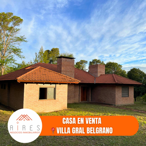 Casa En Venta- Villa General Belgrano