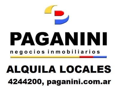 Alquila PAGANINI Locales
