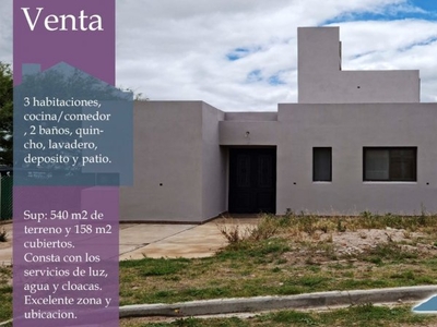Casa en Venta en San Luis - B° c/segu - San Ignacio - 3 dorm - 6 amb - 158 m2 - 540 m2 tot.