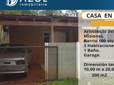 Casa en venta ubicada en el barrio 100 viviendas de aristóbulo del valle., Aristobulo del Valle