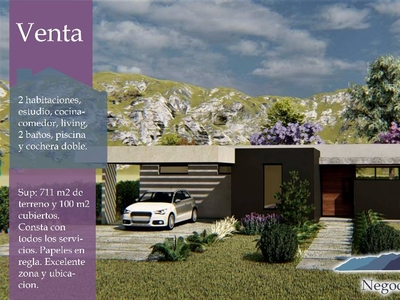 Casa en Venta en Juana Koslay - B° c/segu - La Pancha Ii - 2 dorm - 6 amb - 100 m2 - 711 m2 tot.