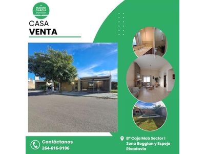 Venta - Casa De 3 Dormitorios - Pileta - B° Caja Mob - Rivadavia