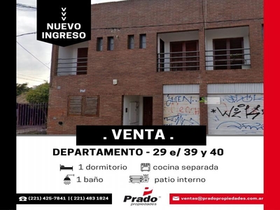 Departamento en Venta en La Plata (Casco Urbano) sobre calle 29, buenos aires