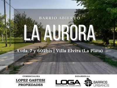 Terreno en Venta en Villa Elvira sobre calle 7y602 Bis | la aurora | ph F.3-Q.46-L.2 (uf.4,5y6), buenos aires