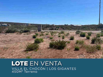 Lote En Venta | Villa El Chocón | Los Gigantes