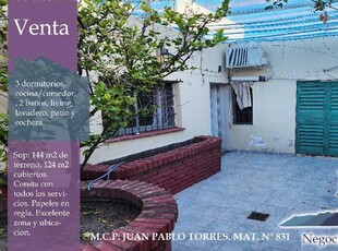 Casa en Venta en San Luis - Centro - 3 dorm - 6 amb - 124 m2 - 144 m2 tot.