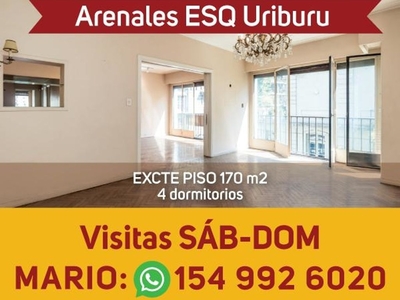 Propiedad de 170 m2 en alquiler - Arenales al 2100, Recoleta, Baires, Buenos Aires CF