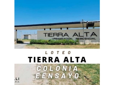TERRENOS EN TIERRA ALTA , LISTOS PARA CONSTRUIR