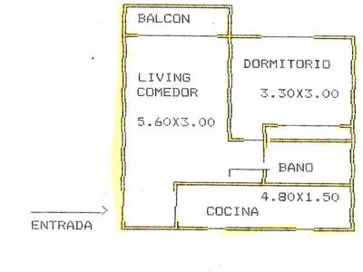 Departamento Alquiler 1 dormitorio 15 años, 45m2, con balcón, F Bilbao 2300 piso 8, Flores | Inmuebles Clarín