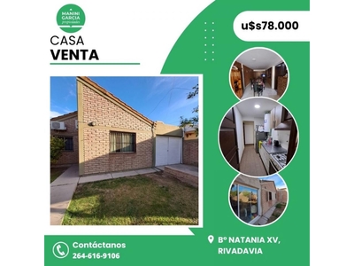 Venta. Casa - Barrio Natania Xv - Rivadavia