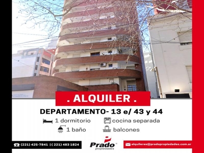 Departamento en Alquiler en La Plata (Casco Urbano) Plaza Paso sobre calle 13, buenos aires