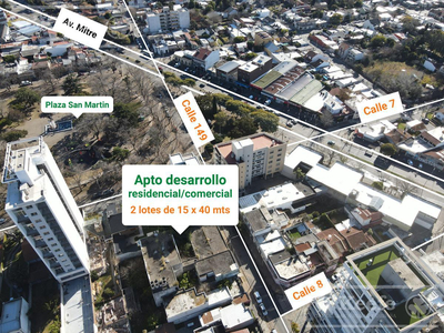 Oportunidad De Inversion En Berazategui - Lote Para Desarrollo En Venta - Zona Sur - 1200 M2
