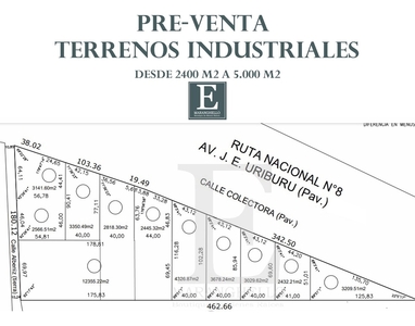 Venta Terreno Industrial Sobre Panamericana Rn8 3600 M2 C/escritura