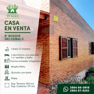 Casa en Venta en El Carmen, Jujuy