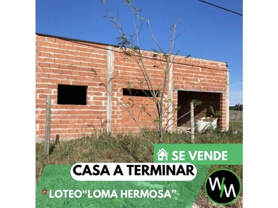 Casa a terminar en venta‼️ Loteo Loma hermosa- Aldea Bras