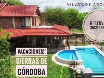 Casa en Alquiler por temporada en Villa La Bolsa, Córdoba