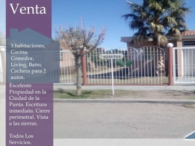 Casa en Venta en San Luis - La Punta - 3 dorm - 5 amb - 90 m2 - 300 m2 tot.