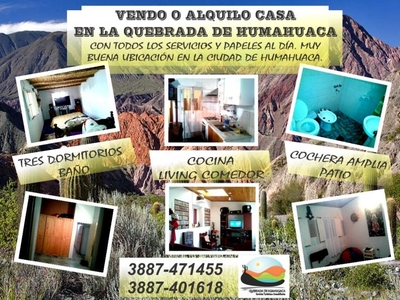 Casa en Venta en Quebrada de Humahuaca, Jujuy