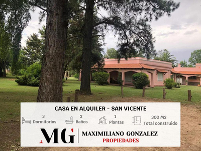 Casa En Alquiler - San Vicente, Canning