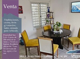 Casa en Venta en San Luis - Zona Sur - 3 dorm - 5 amb - 74 m2 - 300 m2 tot.