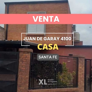 Casa en Venta en Santa Fe - Juan De Garay 4100 - 2 dorm - 5 amb - 120 m2 - 120 m2 tot.