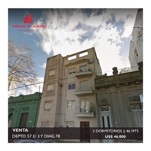 Departamento en Venta en La Plata (Casco Urbano) sobre calle 57, buenos aires