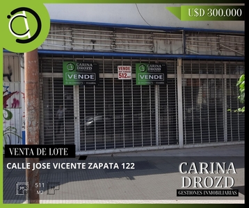 Venta de Lote en calle Jose Vicente Zapata 122-Ciudad