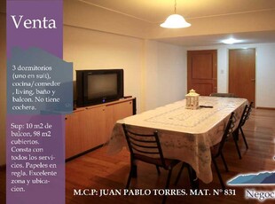 Departamento en Venta en San Luis - Centro - 3 dorm - 5 amb - 108 m2 - 108 m2 tot.