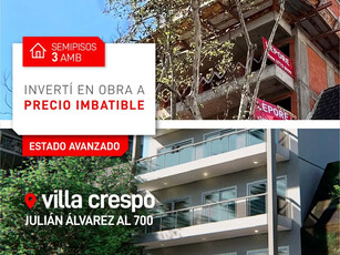 Venta Departamento 2 dormitorios, 55m2, Contrafrente, Julián Álvarez 700 piso 1, Villa Crespo