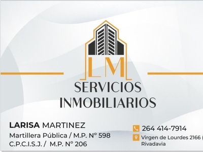 Casa y Departamentos en Rivadavia - San Juan