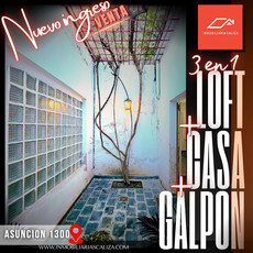 Loft , Casa Y Galpón | Asunción 1300